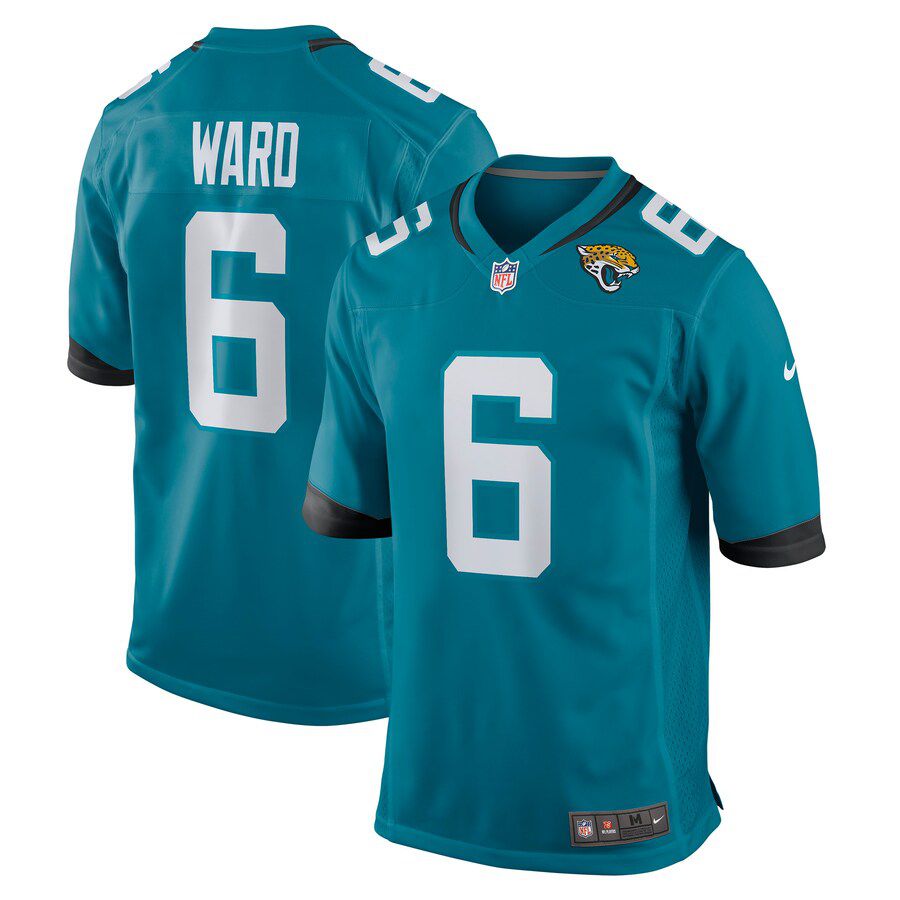 Men Jacksonville Jaguars 6 Jihad Ward Nike Green Game Player NFL Jersey